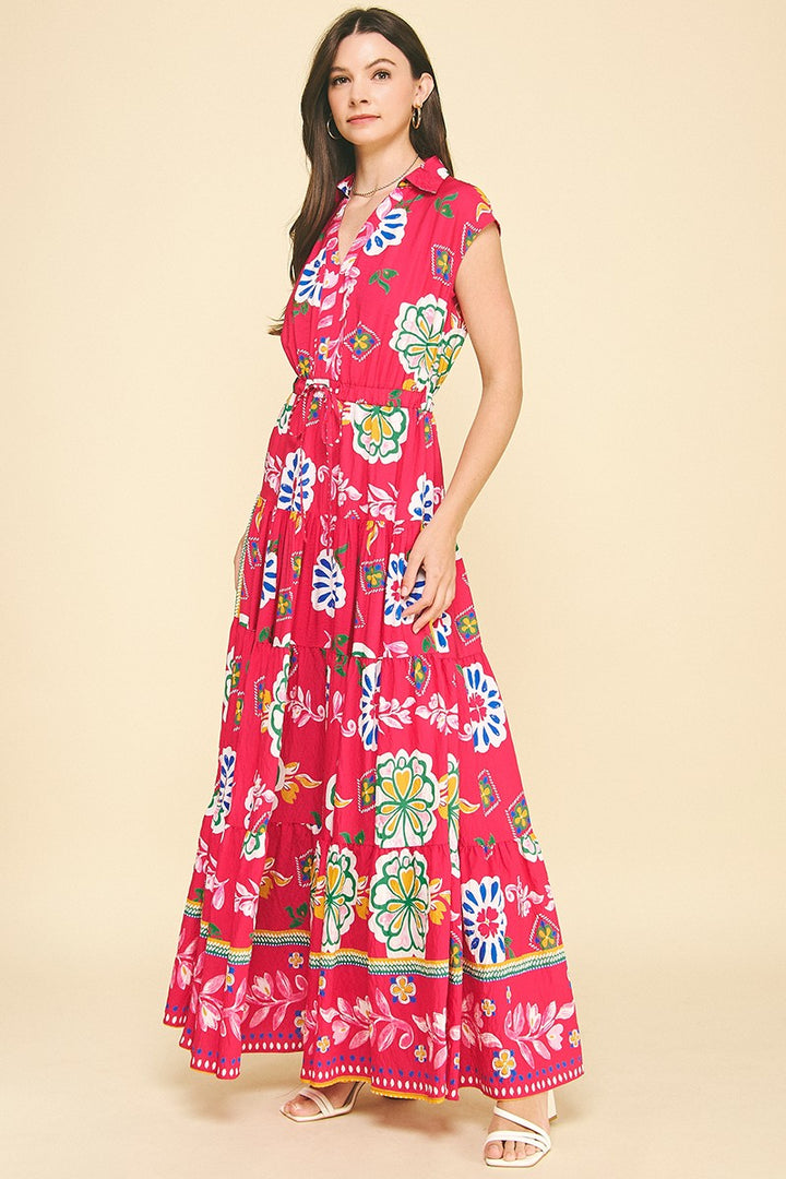 Piper Floral Tiered Dress