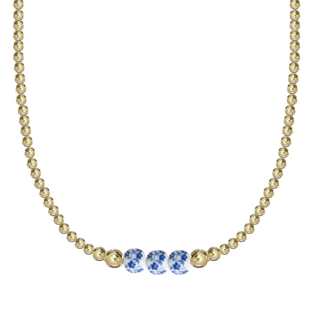 Bara Boheme Necklace Blue Bara Boheme Choker - Magnolia