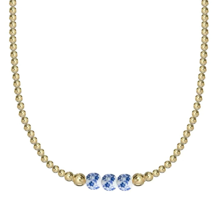 Bara Boheme Necklace Blue Bara Boheme Choker - Magnolia