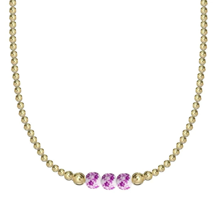 Bara Boheme Necklace Pink Bara Boheme Choker - Magnolia