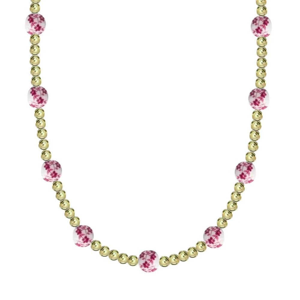 Bara Boheme Necklace Pink Bara Boheme Choker - Orchid