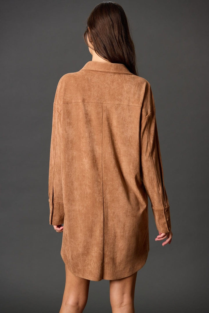 Before You Collection Dress Arlet Suede Short Dress