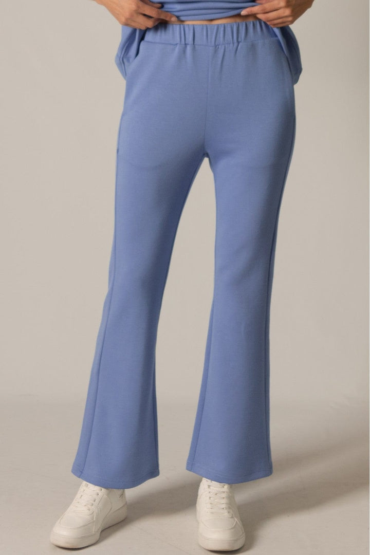 Before You Collection Pants Cornflower Blue / XS Rumi Fitted Flares