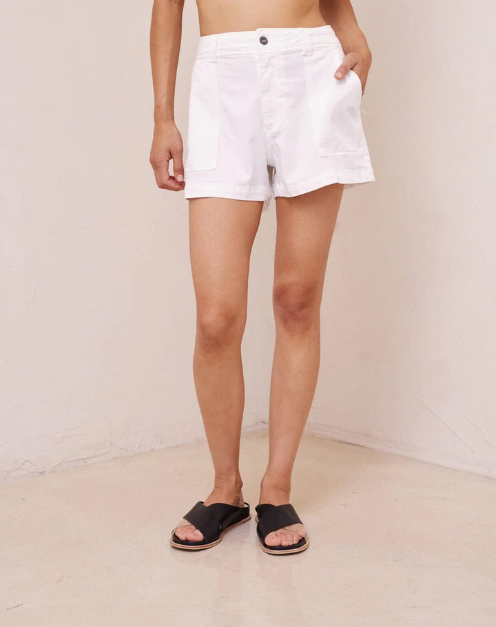 Bella Dahl Shorts White / 26 Poppy Tencel Pocket Short