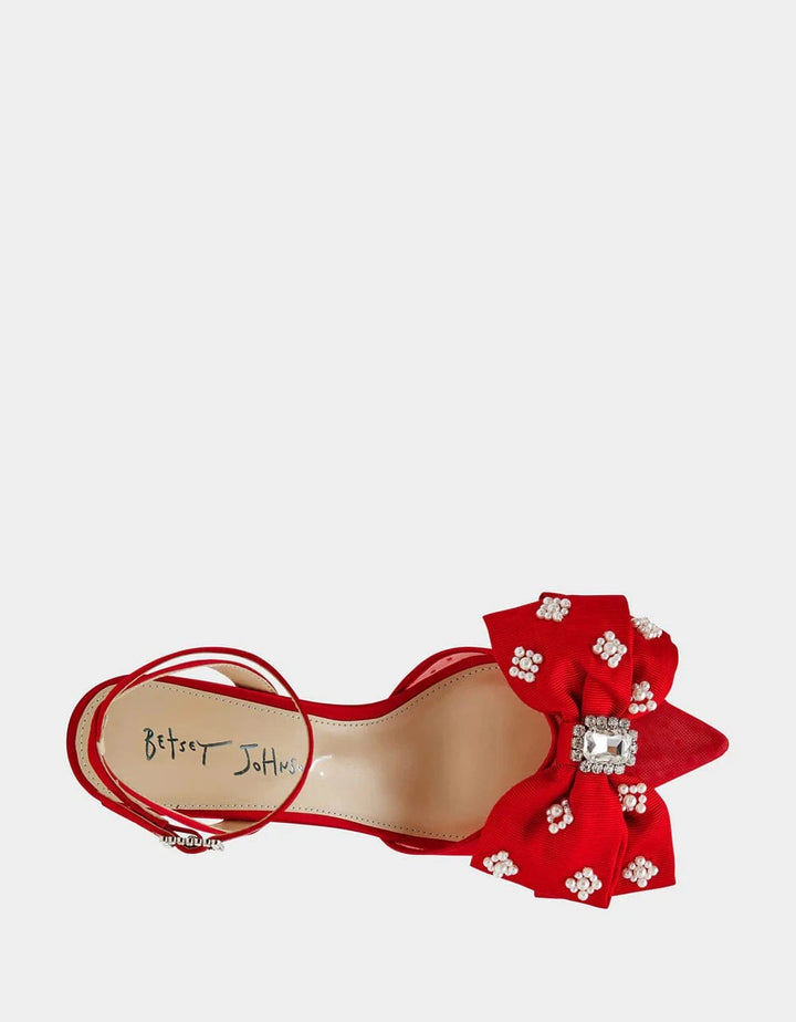 Betsey Johnson Sandal Mark Red
