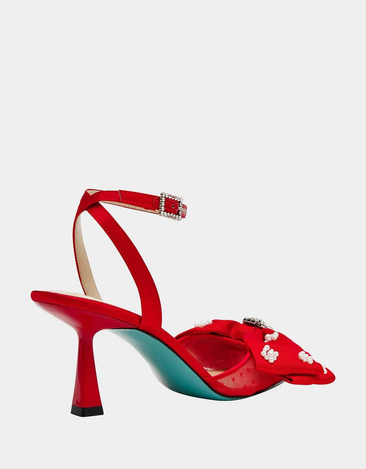 Betsey Johnson Sandal Mark Red