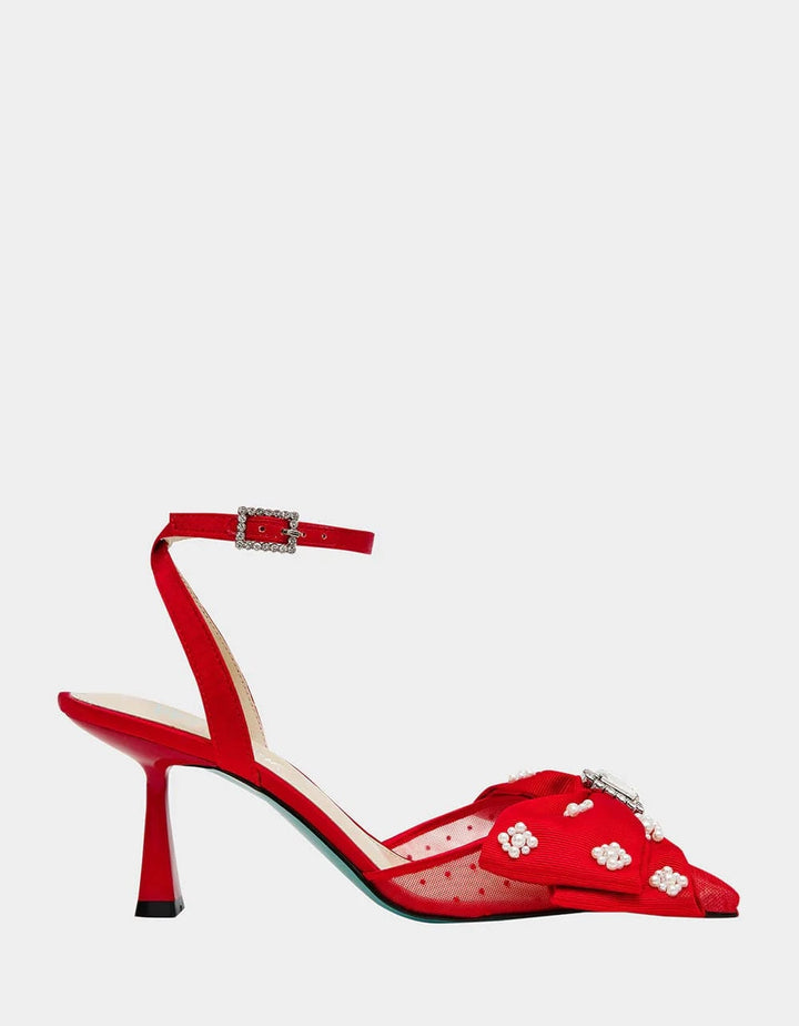 Betsey Johnson Sandal Mark Red
