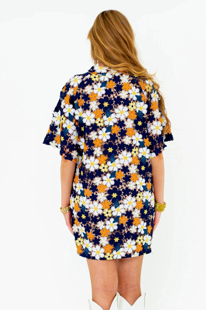 Buddy Love Dress Lulu Short Sleeve Mini Caftan