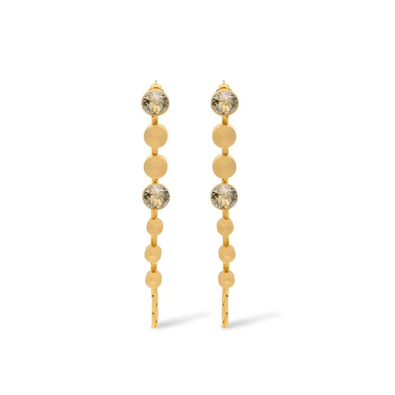 By Aris Earrings Golden Cleo Earrings