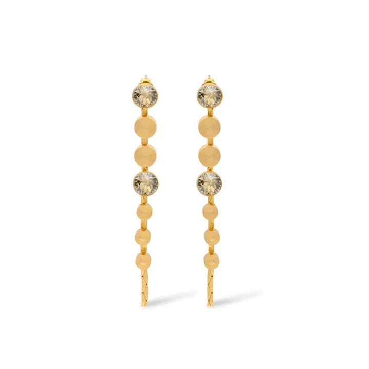 By Aris Earrings Golden Cleo Earrings