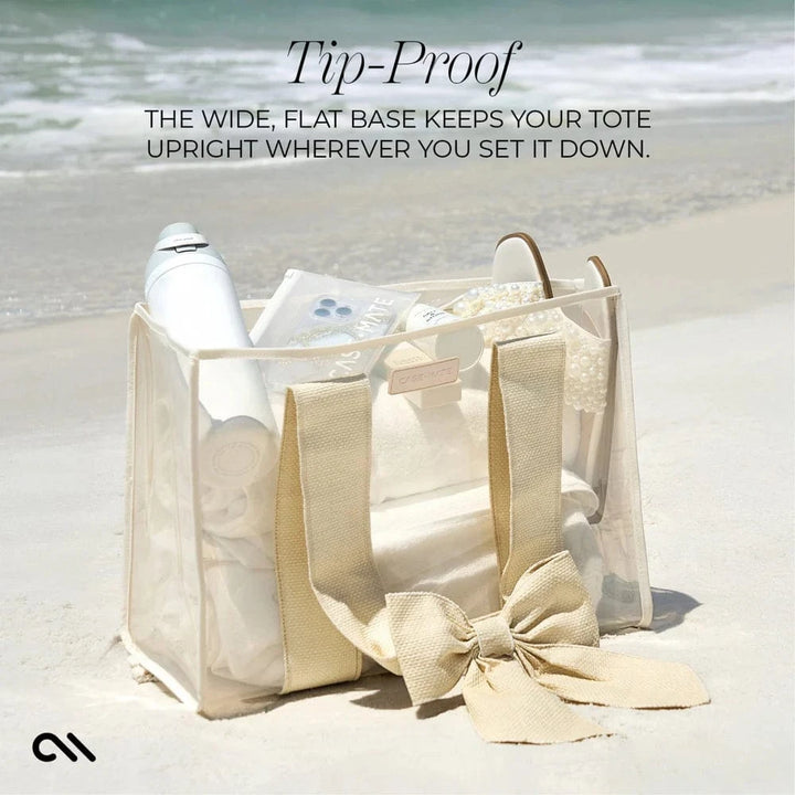 Case Mate Tote Bow Beach Tote w/ Phone Pouch