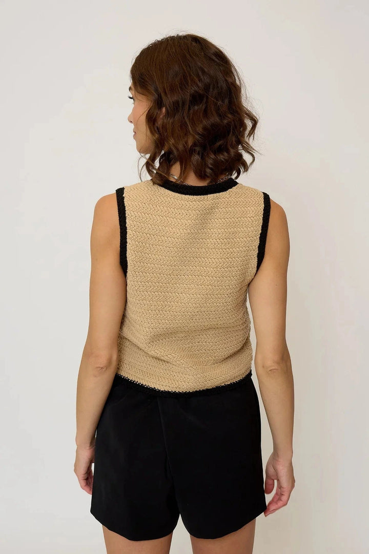 Central Park West NY Tank Rose Scallop Tank