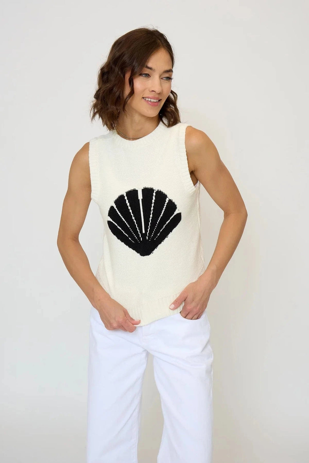 Central Park West NY Top Evie Shell Print Tank