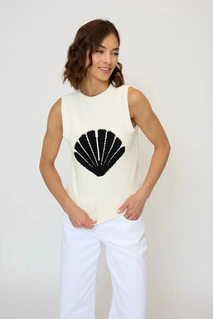Central Park West NY Top Evie Shell Print Tank