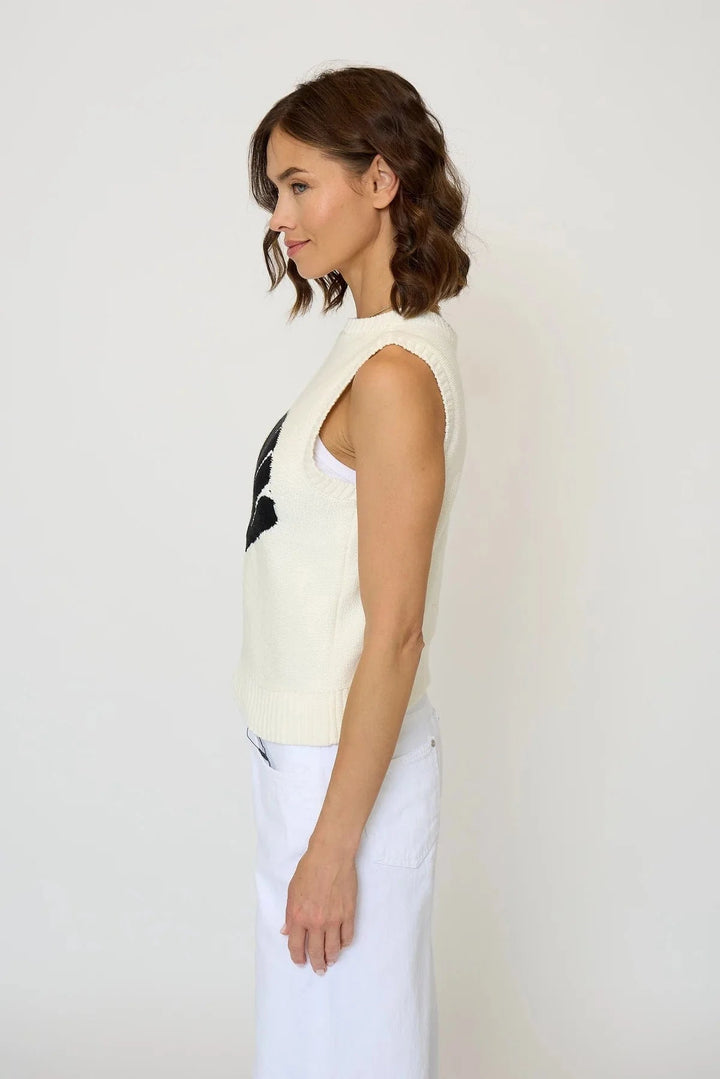 Central Park West NY Top Evie Shell Print Tank