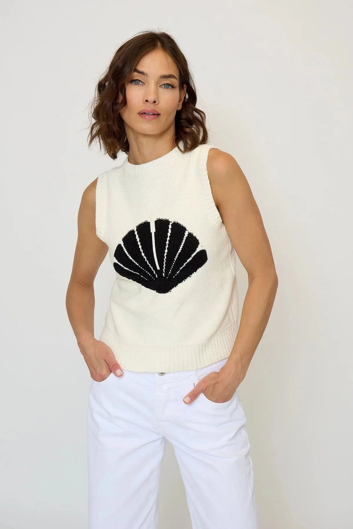 Central Park West NY Top Evie Shell Print Tank