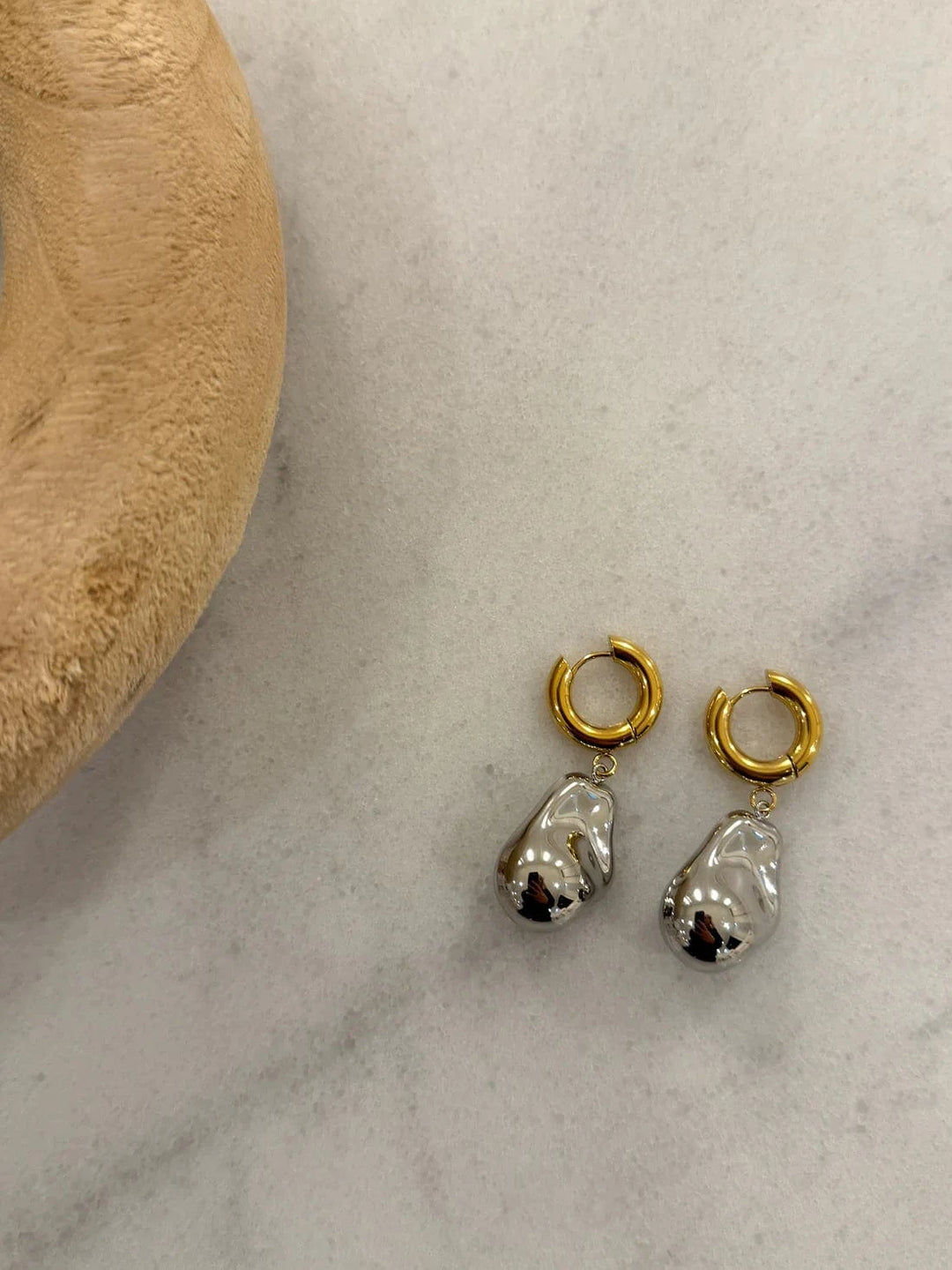 ChanSuttPearls Earrings Two Toned Sadie Earrings