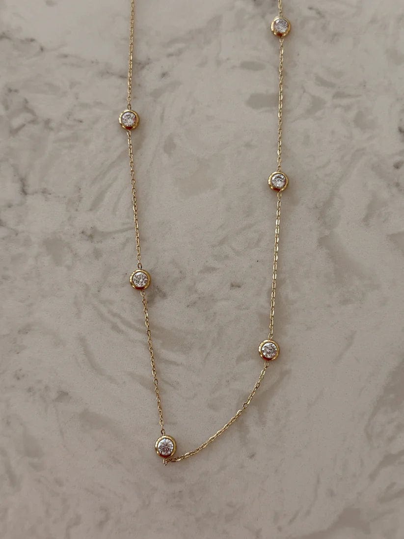 ChanSuttPearls Necklace Dainty Diamond Necklace