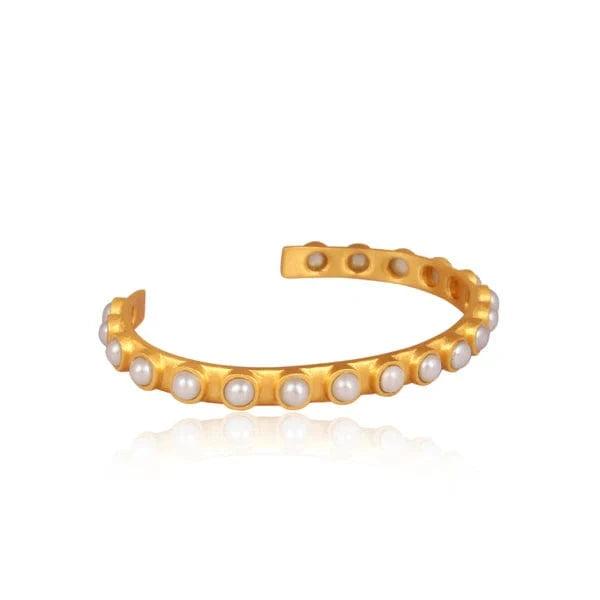 Christina Greene Bracelet Pearl Studded Cuff
