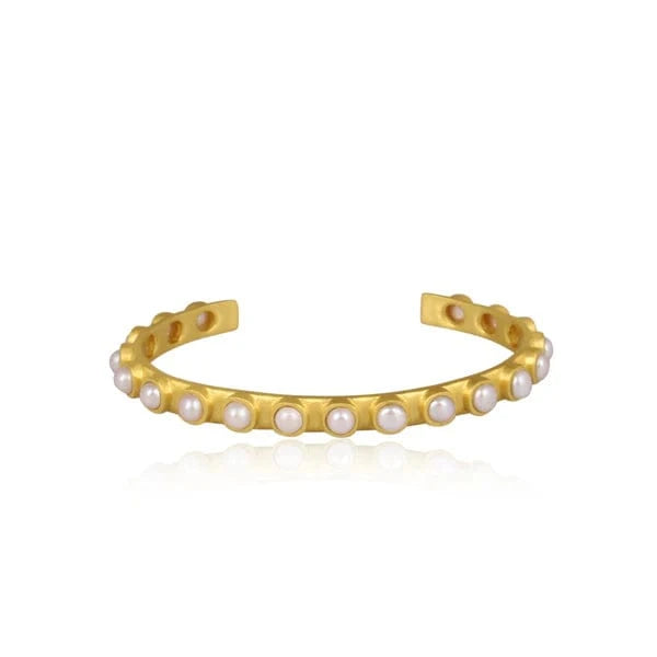 Christina Greene Bracelet Pearl Studded Cuff