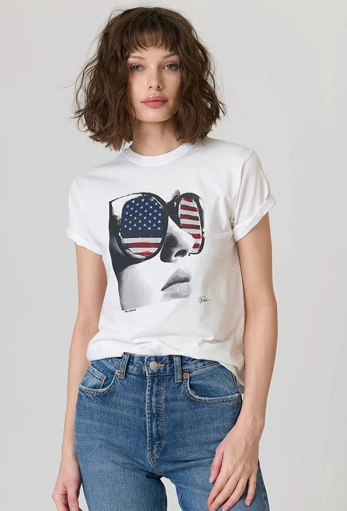 CPress Studio Graphic Tee Free & Brave Mushie Tee