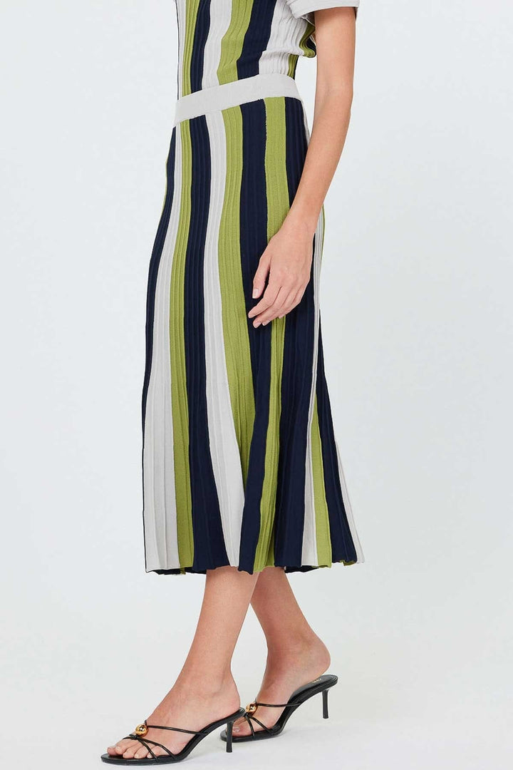 Current Air Skirt Nylah Color Block Sweater Skirt