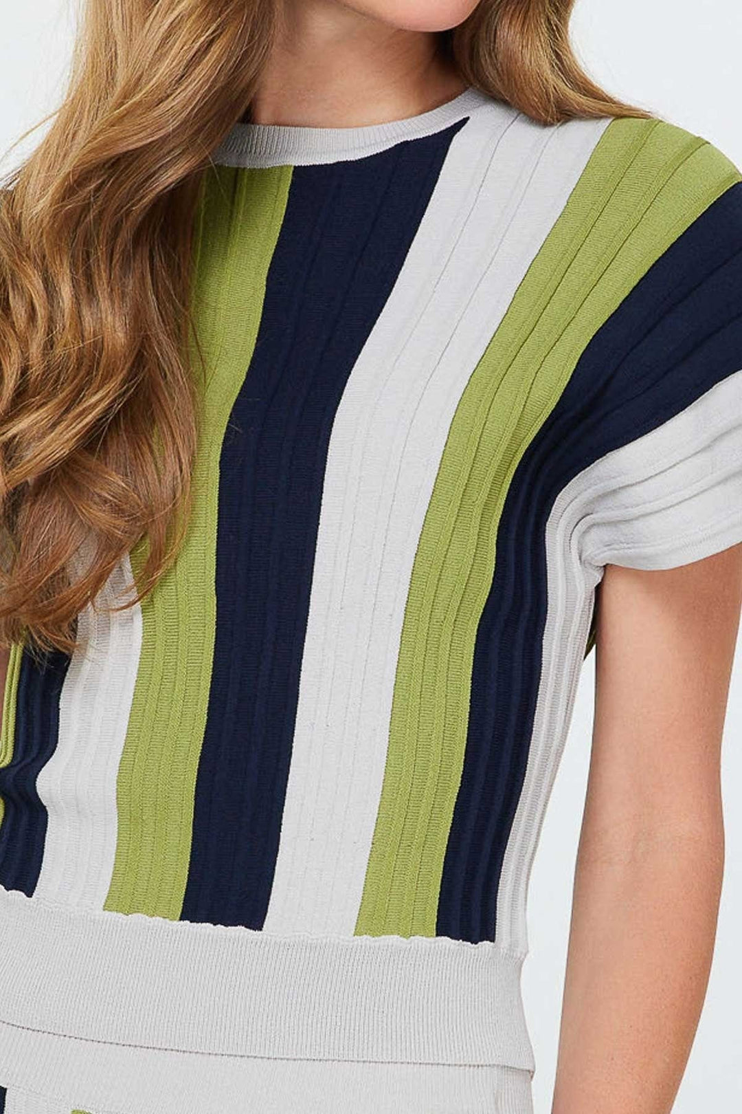 Current Air Top Bonnie Color Block Top