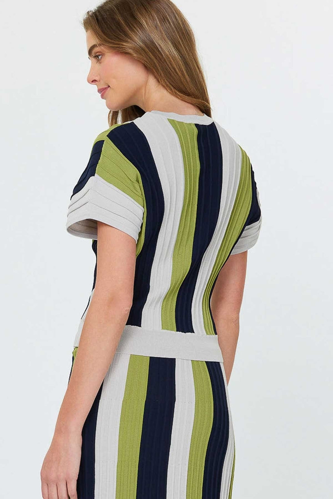 Current Air Top Bonnie Color Block Top