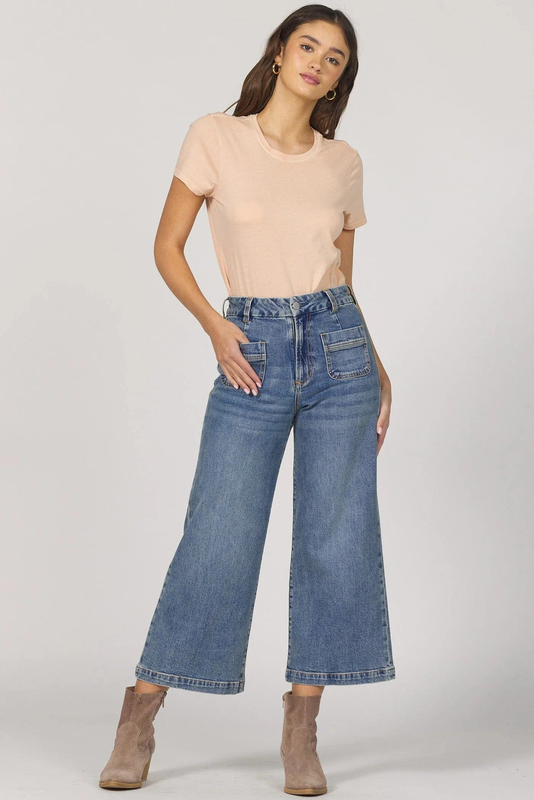 Dear John Denim Denim Audrey Wide Leg Jean