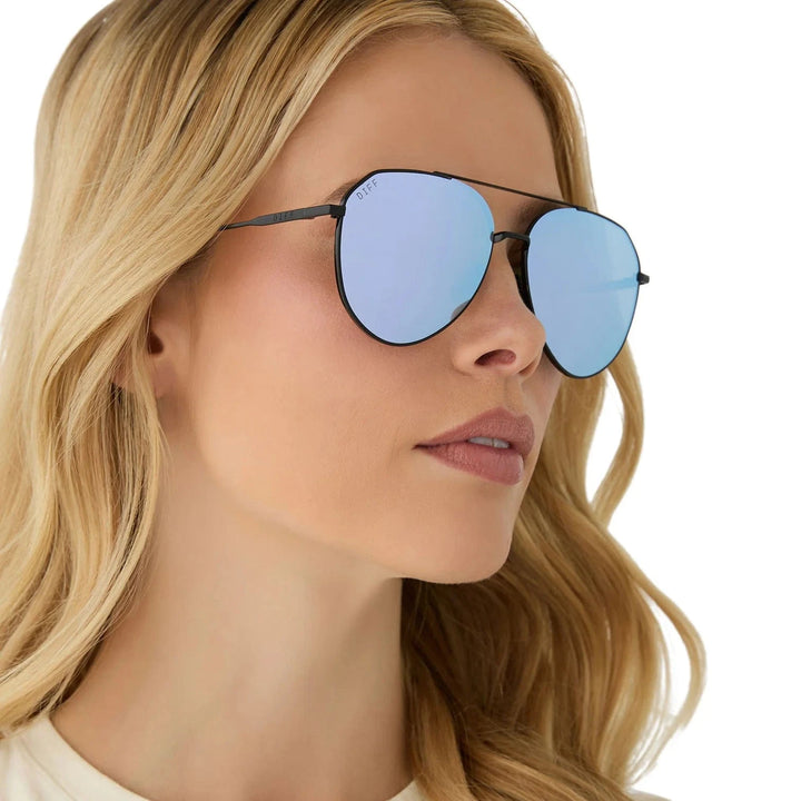 DIFF Sunglasses Dash Black Sunglasses