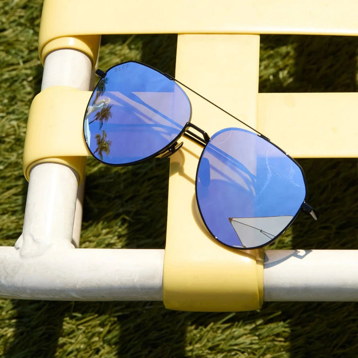 DIFF Sunglasses Dash Black Sunglasses