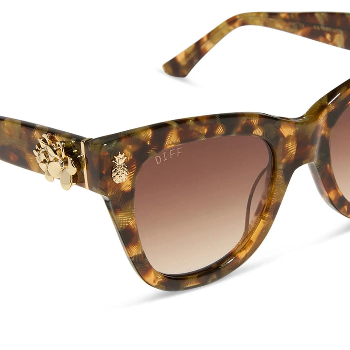 DIFF Sunglasses White Lotus - Hawaii Coconut Sunglasses