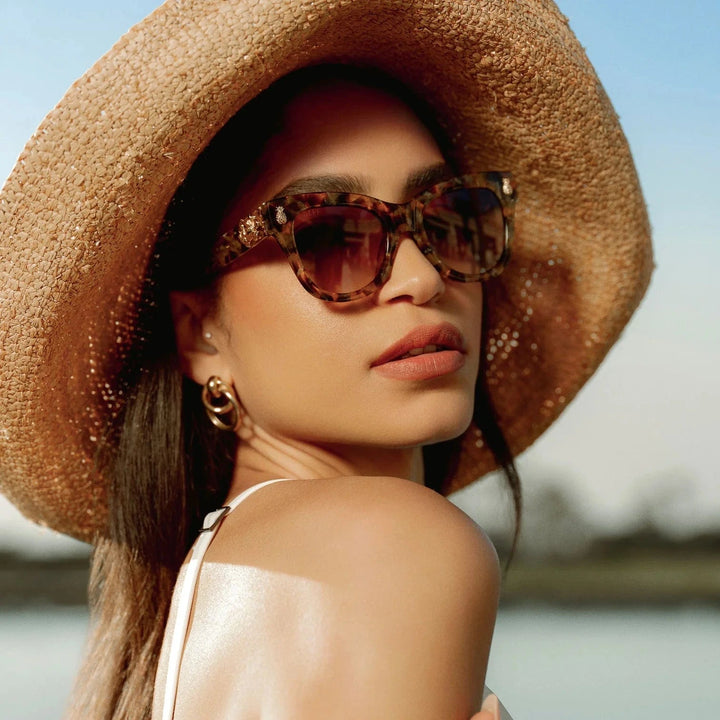 DIFF Sunglasses White Lotus - Hawaii Coconut Sunglasses