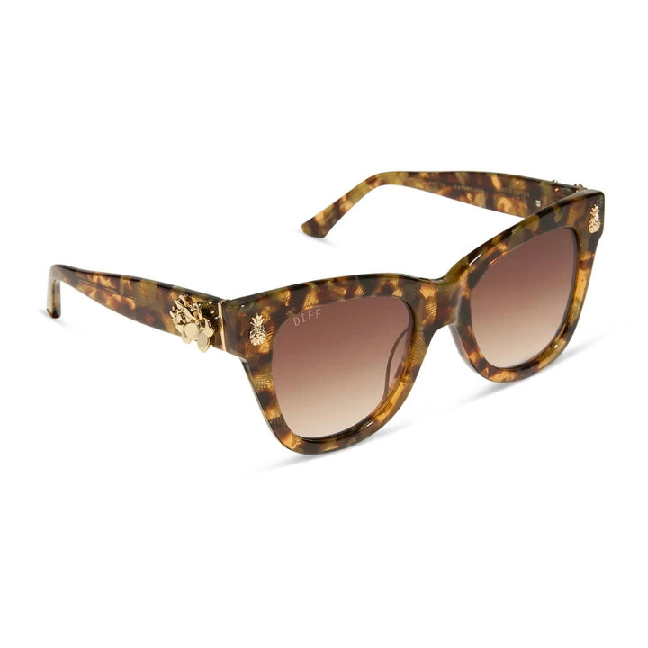DIFF Sunglasses White Lotus - Hawaii Coconut Sunglasses