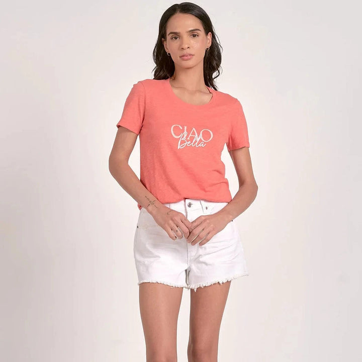 Elan Graphic Tee Ciao Bella Tee