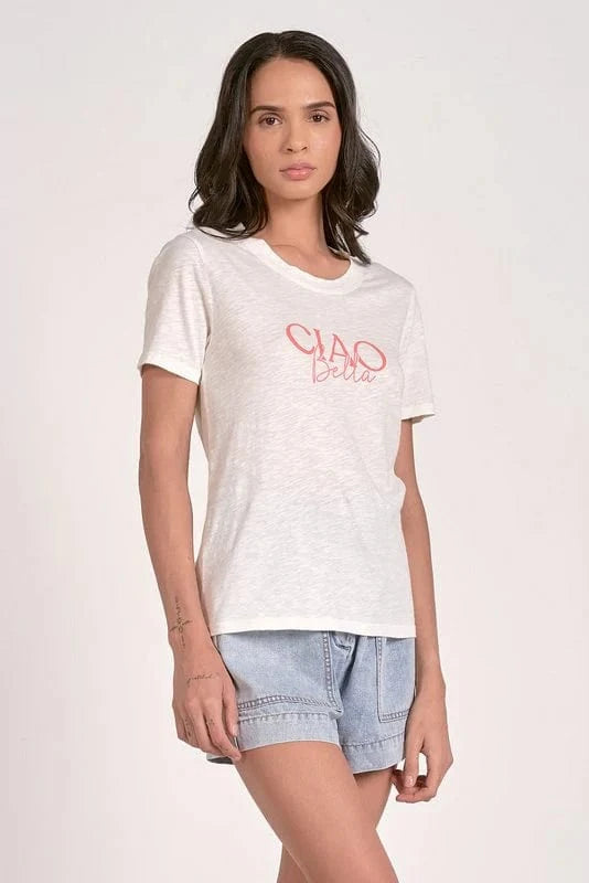 Elan Graphic Tee Ciao Bella Tee