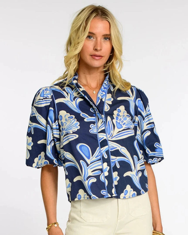 Elizabeth James Top Grand Entrance Navy / XS Edie Top