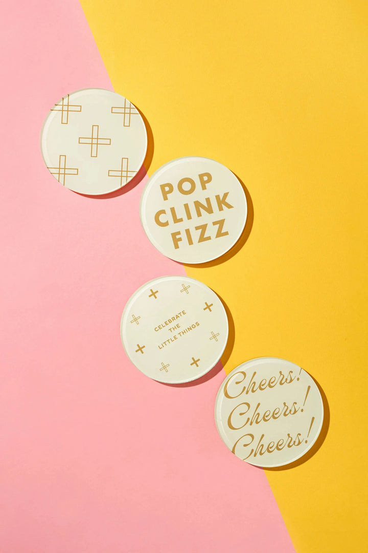 Emergency Confetti Coasters Emergency Confetti Coaster