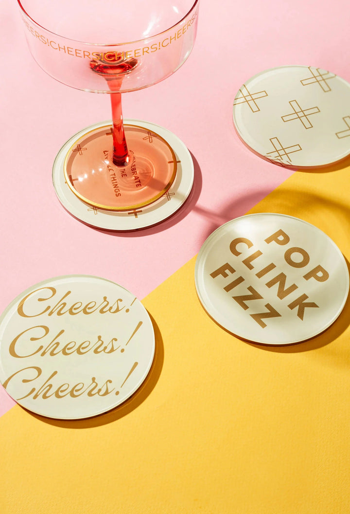 Emergency Confetti Coasters Emergency Confetti Coaster