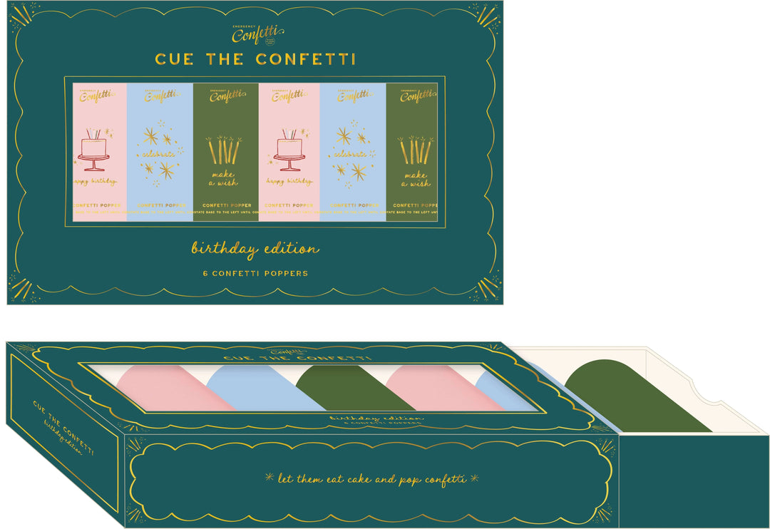 Emergency Confetti Decor Cue the Confetti: Birthday Edition