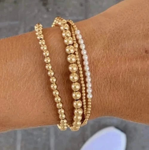 enewton Bracelet Classic Purpose Pattern 4mm Bead Bracelet - Pearl