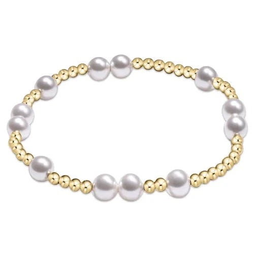 enewton Bracelet Hope Unwritten 6mm Bead Bracelet- Pearl