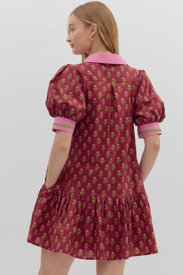 Entro Dress Alexis Floral Mini Dress