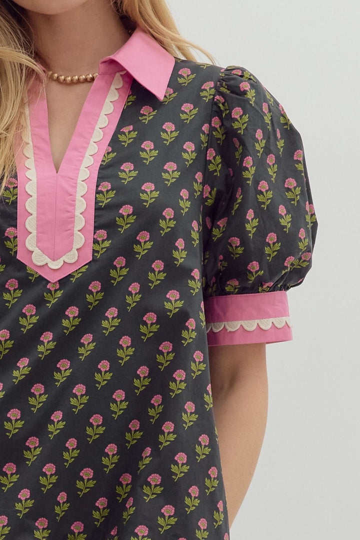 Entro Dress Alexis Floral Mini Dress