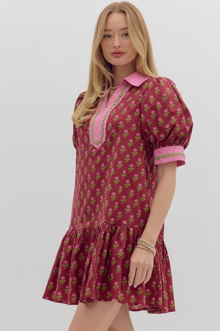 Entro Dress Alexis Floral Mini Dress