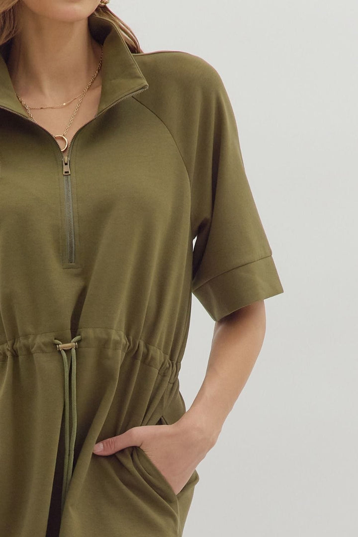 Entro Dress Josie Zip Front Dress