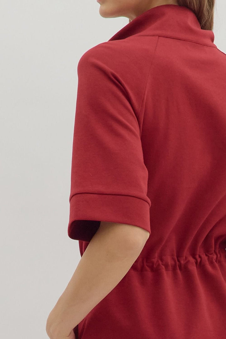 Entro Dress Josie Zip Front Dress