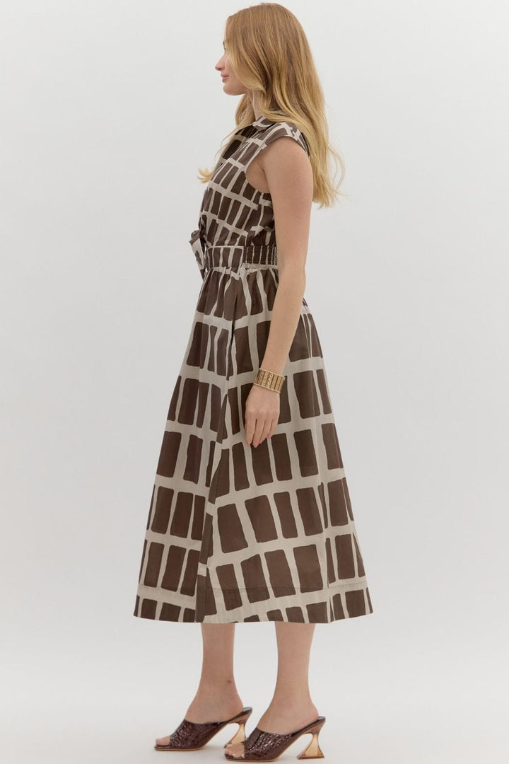 Entro Dress Mila Abstract Dress