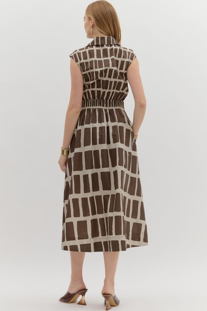 Entro Dress Mila Abstract Dress