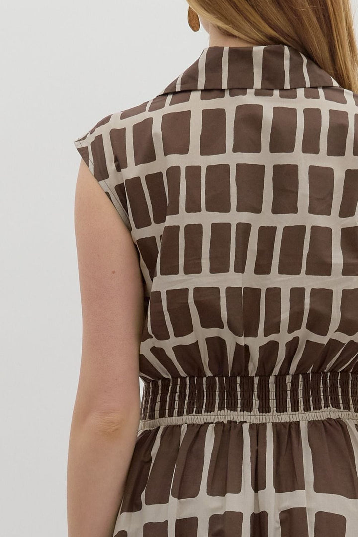 Entro Dress Mila Abstract Dress